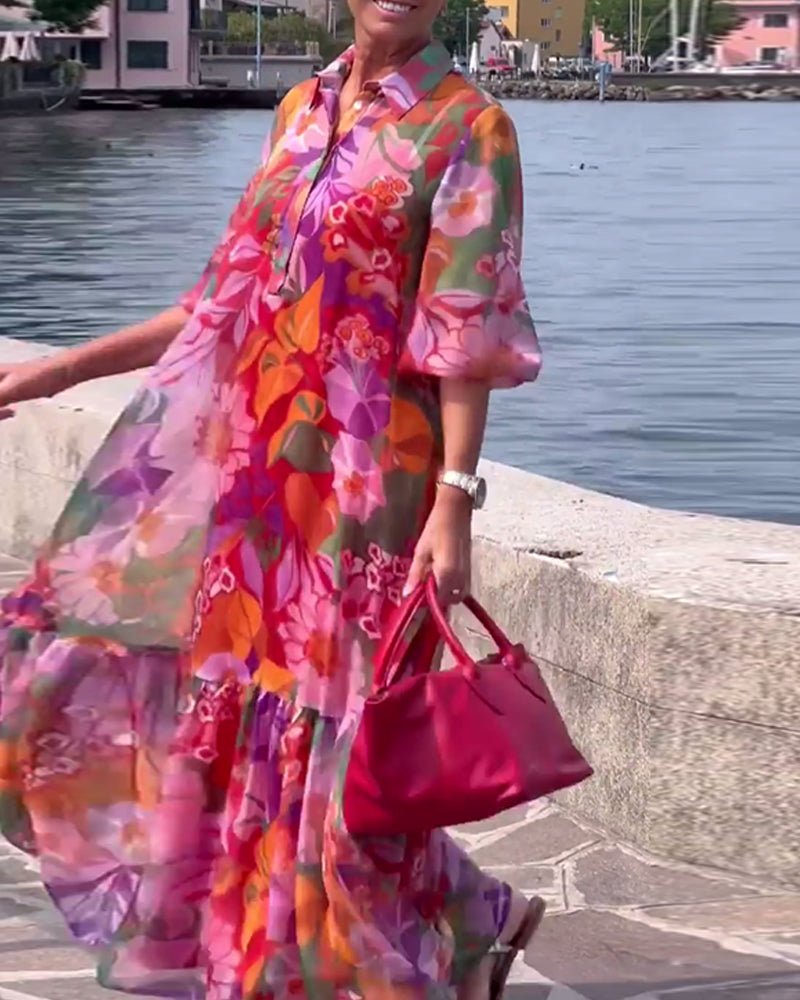 Tasia | Graceful Vibrant Dress