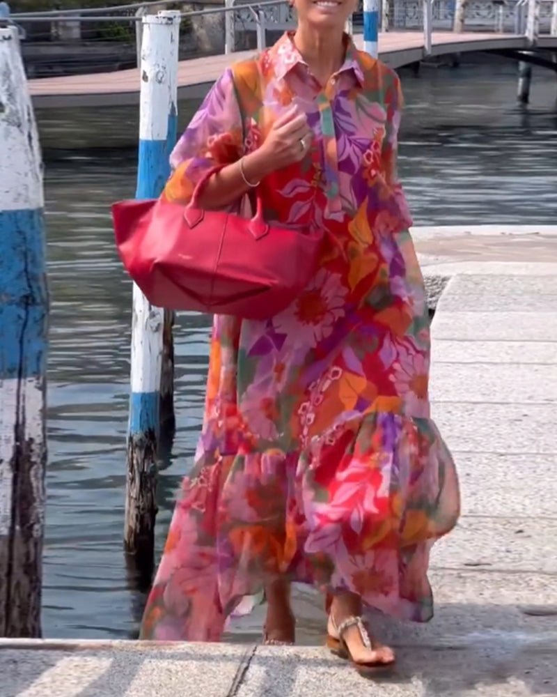 Tasia | Graceful Vibrant Dress